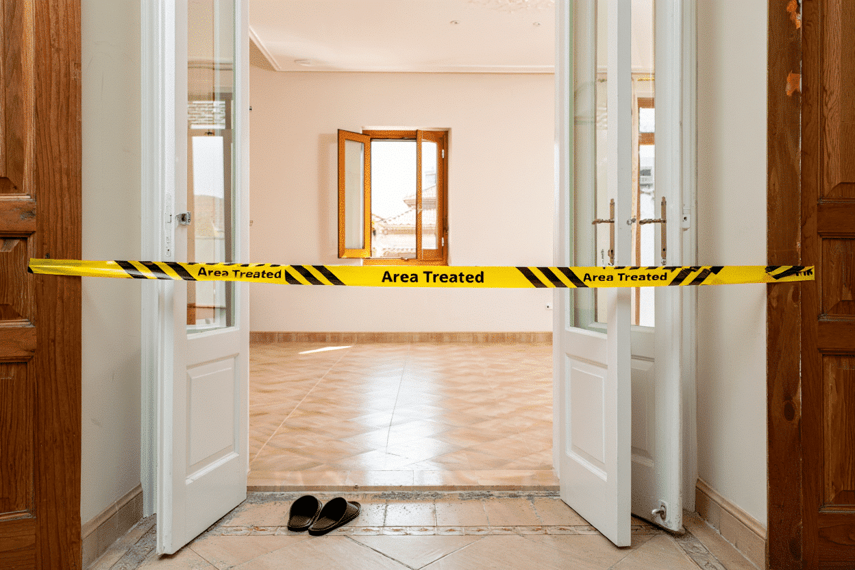 כמה זמן אחרי ריסוס נכנסים הביתה