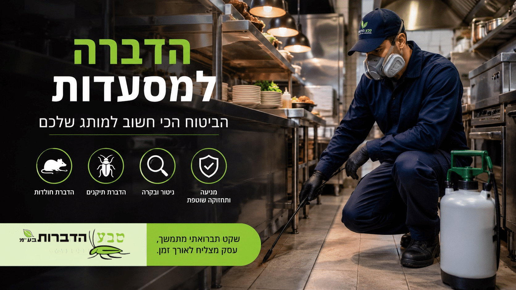 הדברה למסעדות